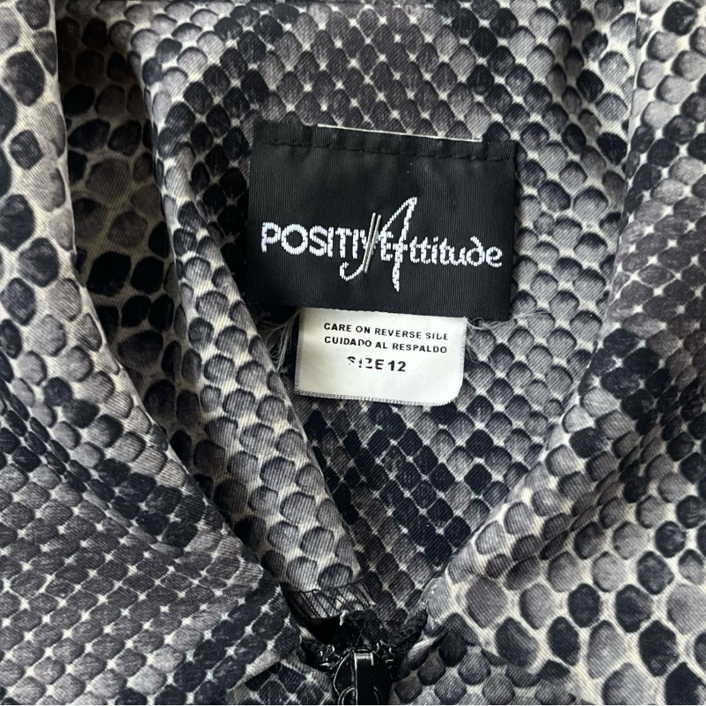 Vintage Y2K Snakeskin print jacket - Picture 5 of 5